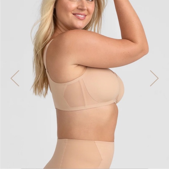 Honeylove Crossover Bra in Sand Size Large 38 B/C - Picture 2 of 10